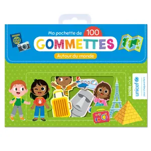 Gommettes my 100-pack of stickers around the world Auzou image-1