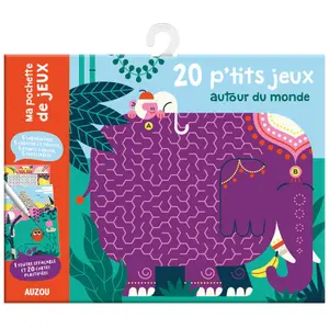 20 p'tits jeux autour du monde board games Auzou image-1
