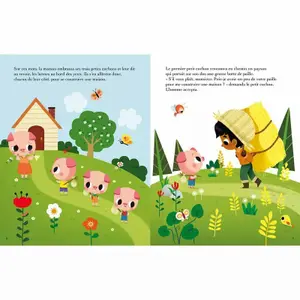 Book for the three little pigs Auzou image-1