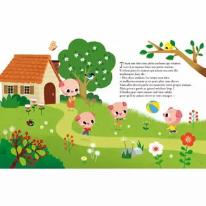 Book for the three little pigs Auzou image-2