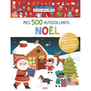 Stickers my 500 christmas stickers Auzou image-0