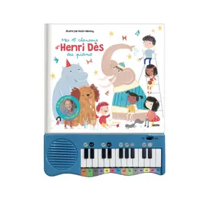 Livres pour mes 15 chansons d'henri des au piano Auzou image-0