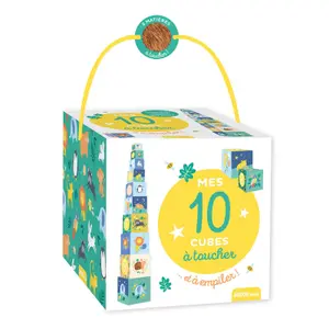 Cube d'activité mes 10 cubes à toucher et... à empiler Auzou image-0