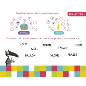 Book for my kindergarten with wolf Auzou image-2