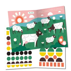My first farm shapes stickers Auzou image-2