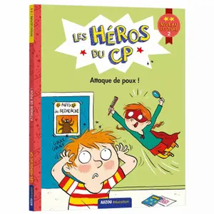 Book for cp heroes level 2 lice attack Auzou image-0