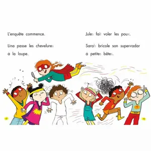 Book for cp heroes level 2 lice attack Auzou image-1