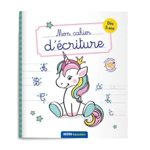 Educational games my unicorn writing book Auzou image-0