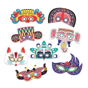 Creative activities my world masks to decorate Auzou image-0