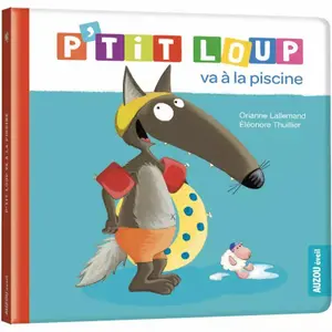 Book for p'tit loup va à la piscine Auzou image-0