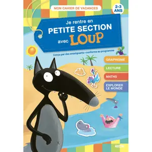 Book for je rentre en petite section avec loup cahier de vacances 2022 Auzou image-0