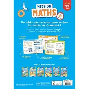 Book for mission maths en 15 jours ce2 au cm1 Auzou image-1