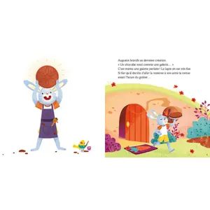 Book for augustin, maître corbeau and the chocogalette Auzou image-2