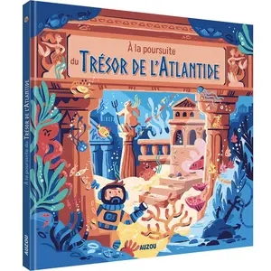 Book in pursuit of the treasure of Atlantis Auzou image-0