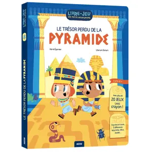 The Lost Treasure of the Pyramid game book for little adventurers Auzou image-0