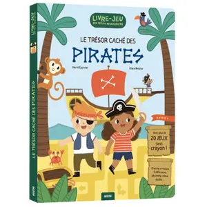 Little Adventurers' Play Book The Pirates' Hidden Treasure Auzou image-0