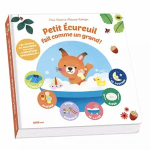 Book for little squirrels made like a big one Auzou image-0