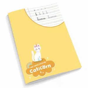 Book for small writing notebook caticorn Auzou image-0
