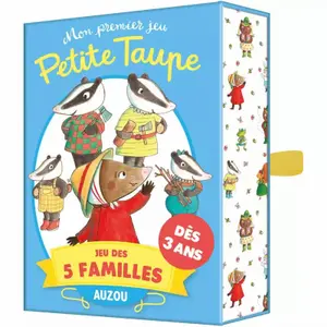 Card games little mole 5 families game Auzou image-0