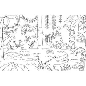 My big coloring pages animals of the world Auzou image-2