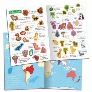 Autocollants mes autocollants malins je découvre monde Auzou image-1