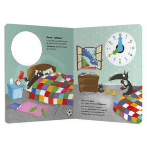 Book for j'apprends à lire l'heure avec loup Auzou image-1