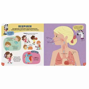 Book for the super-curious: the human body Auzou image-1