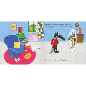 Book for the wolf who wanted to go to school Auzou image-1