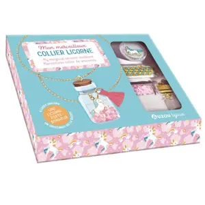 Creative activities my wonderful unicorn necklace Auzou image-0