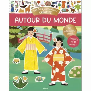 Stickers my 500 creative stickers around the world Auzou image-0