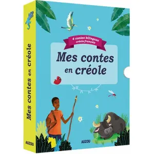 Book set 4 titles mes p'tits contes en créole martiniquais Auzou image-0