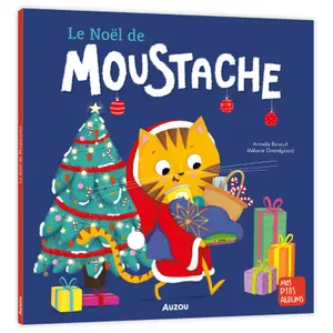 Mustache Christmas book Auzou image-0
