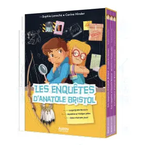 Book for library box set 1tomes 1/2/3les enquêtes d'anatole bristol Auzou image-0