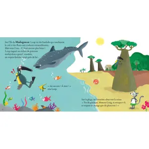 Book for the wolf who wanted to go around the world in music Auzou image-2