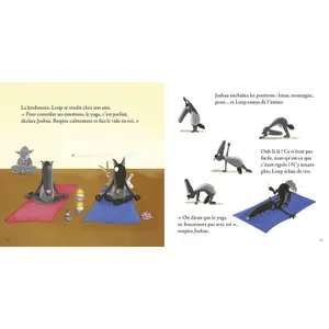 Books for my most beautiful wolf stories emotions / ocean / mountains / new friend / paris Auzou image-2