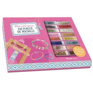 Jeux de perles mes jolis bijoux en perles de rocaille edition 2021 Auzou image-0
