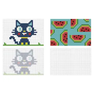 Coloriage mes grands coloriages pixels Auzou image-2