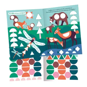 First baby animal shape stickers Auzou (x1000) image-2