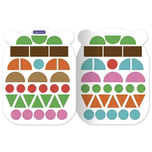 Cuckoo tiger shapes stickers Auzou image-2