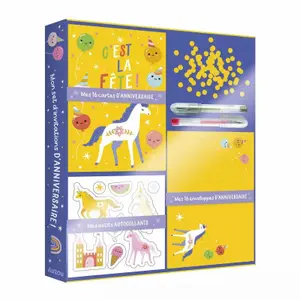 Creative activities my birthday invitation set Auzou image-0