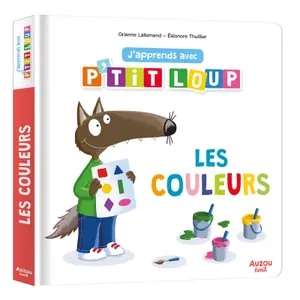 Book for j'apprends avec p'tit loup les couleurs Auzou image-0