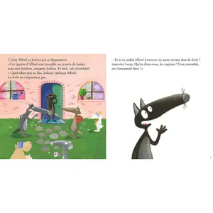 Book for the wolf who became chief of the forest Auzou image-1