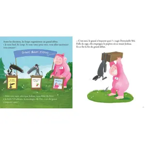 Book for the wolf who became chief of the forest Auzou image-2