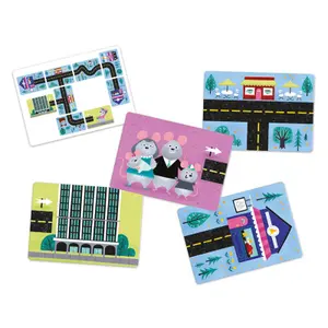 Card games mouse game city Auzou image-0