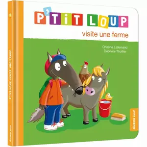 Book for p'tit loup visits a farm Auzou image-0