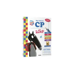 Jeux éducatifs mon année de cp avec loup cahier de soutien tout le programme Auzou image-0
