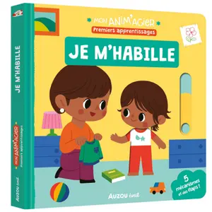 Book for anim'agier learning je m'habille Auzou image-0