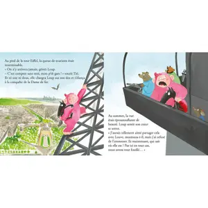 Book for the wolf who explored Paris Auzou image-1