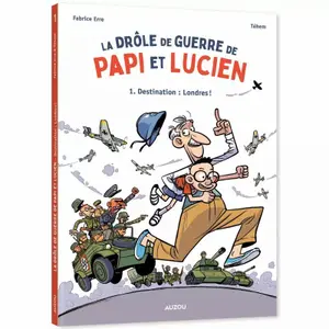 Papi and Lucien's funny war book t1 Auzou image-0