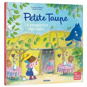 Book for little mole and friends' restaurant Auzou image-0